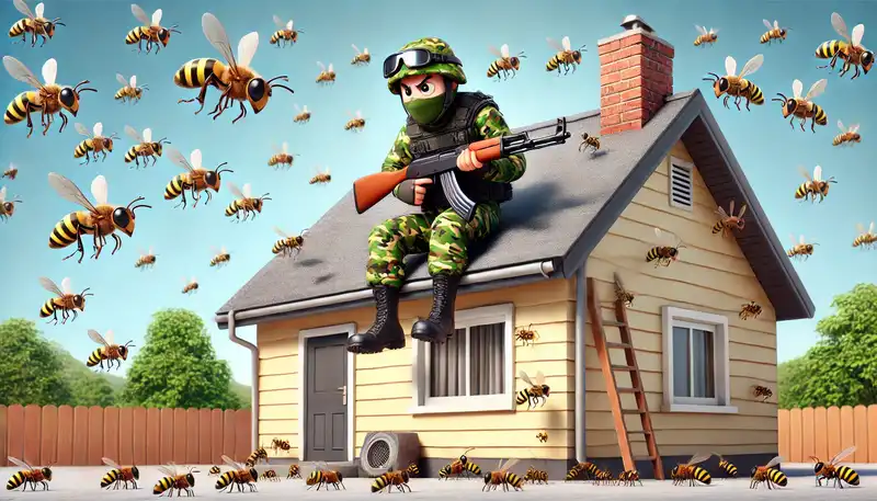 how to stop wasps nesting in my home